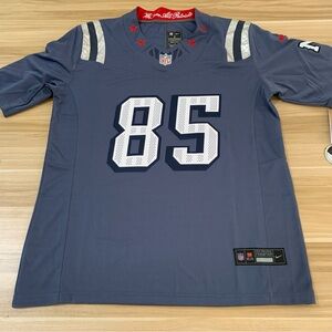 💛Hunter Henry Stitched Vapor Jersey Storm Blue